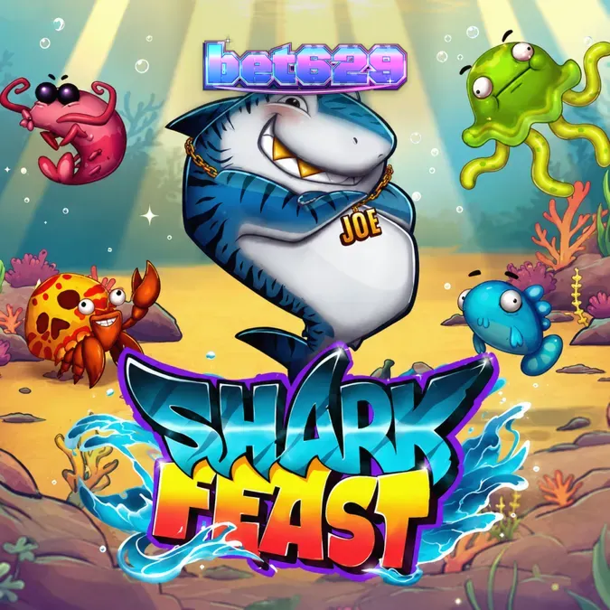 Shark Feast سلاٹ گیم کا رنگین اور پرکشش انٹرفیس
